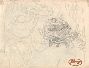 Demonios para la tentación de Cristo de George Romney